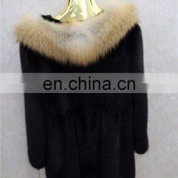 Wholesale Imported Mink Fur Korean Style Mink Fur Winter Coat And Jacket For Women photo-4