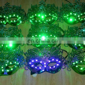 butterfly led face mask,led light mask with led party glasses