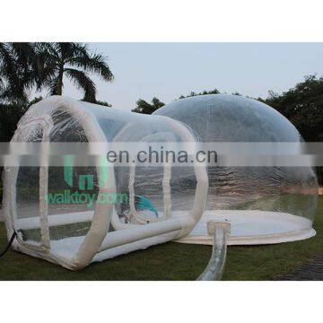 Top Quality PVC Material Inflatable Transparent Lodge Tent for Event Bubble Tent for Event,romantic Clear Multi-room Tent photo-2