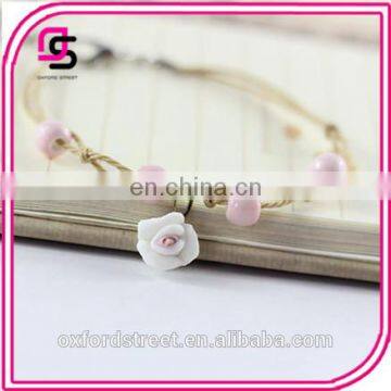 Korean floral sweet national style and simple ceramic bracelet