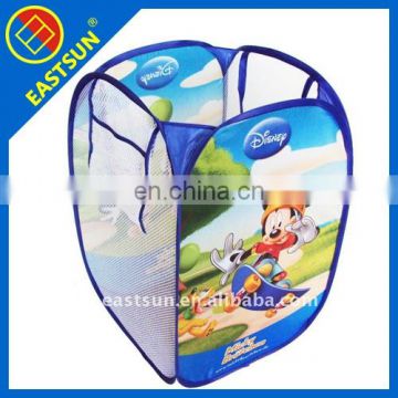 Foldable laundry hamper laundry basket plastic