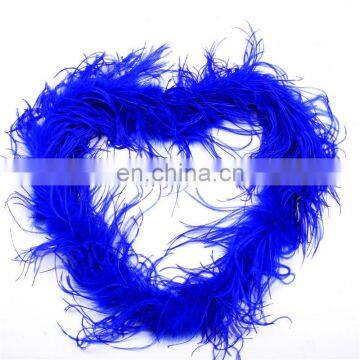 fashion colorful ostrich feather boa cheap blue feather boas