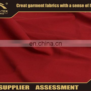 Red NR Punto Roma Knitting Fabric For Garment From Shaoxing