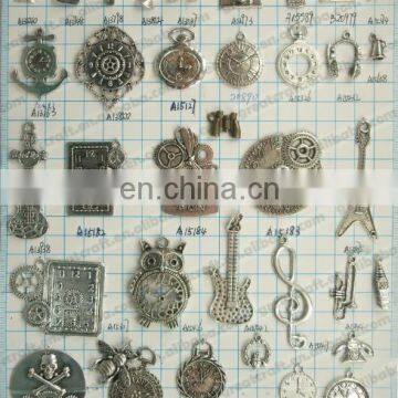 Style Zinc Alloy Necklaces Pendants Music Symbol Charms Diy Jewelry Findings Accessories