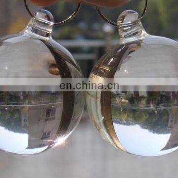 crystal glass smooth solid balls for chandeliers