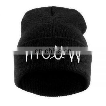 Custom Thick 100% Wool Beanie Cap