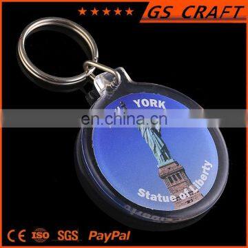 2015 Promotional Hot sale custom made heart plastic keychain