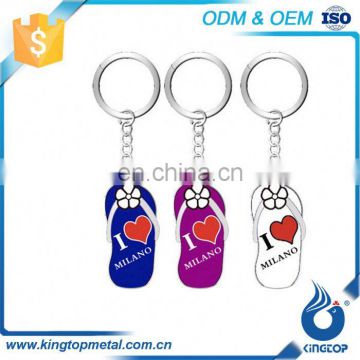 Custom Shape Ornament Metal Tap Shoe Key Chain New Custom 3D Keyring Keychain