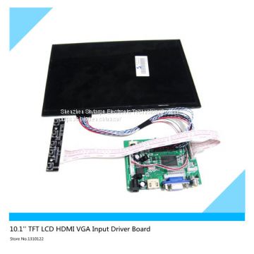 10.1''inch High resolution 1280x800 Screen Display LCD TFT Monitor Remote Driver Control Board 2AV HDMI VGA for Rasbperr