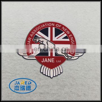 customized metal grill logo metal label