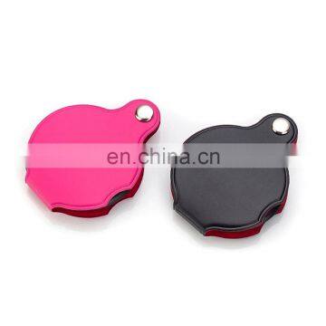 Portable 6X PU Leather Folding Pocket Magnifiers