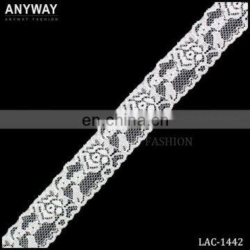 Hot sale lace fabric;white lace trim;tulle lace fabric for women dress