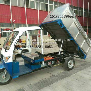 Electric Sanitation Tricycle for Trash Garbage, Battery Vehicle photo-3