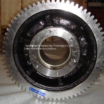 Custom-made Ductile Iron Sand Casting Spare Parts for Worm Wheel photo-2