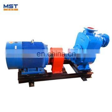 High viscous fluid self priming electric motor pumps