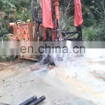 Crawler mounted surface mining borehole pneumatic rock bolt drilling rig