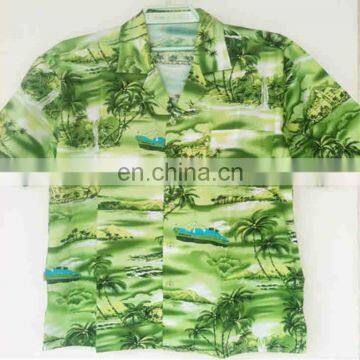 100% cotton Hawaiin shirt