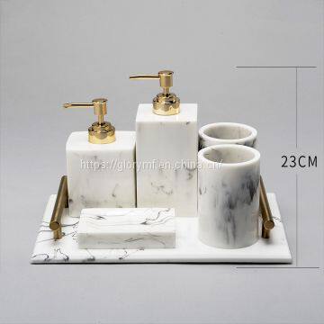 Custom Hot Sales Home Use Polyresin Bathroom Sets