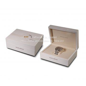 Glossy Piano Lacquer Watch Box  Exquisite Wooden Watch Packaging Boxes With Custom Logo Urbrand