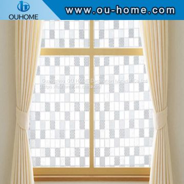 H12406 Opaque frosted privacy glass window film