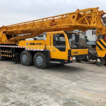 USED XCMG 50TON CHINA MADE HYDRAULIC CRANE photo-4