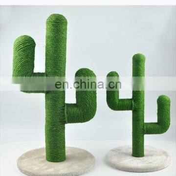 Wholesale Cat Scratching Tree Sisal Cactus Cat Scratcher Post Cat Tree