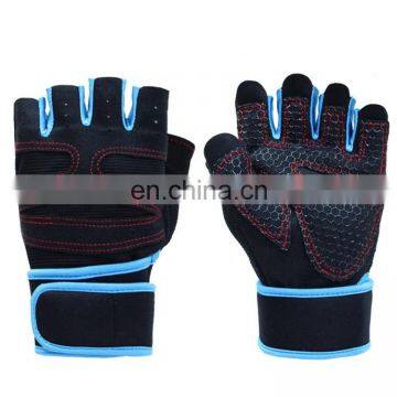 Half Finger Power Weightlifting Glove Fitness Glove With Wrist Wrap Support photo-6