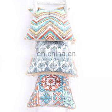 Wholesale Square Cotton Cushion Printed National Flavor Pattern Classical National Customs Design Cushion Pillow photo-5