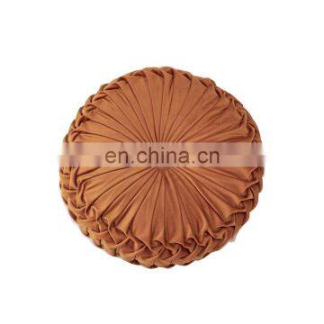 Wholesale Comfortable Large Thickened Warm Futon Handmade Velvet Fabric Round Shape Zen Meditation Pillow Home Cushion photo-2