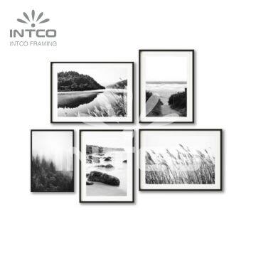 5 Piece Picture Frame Set, Gallery Wall Picture Frames for Home Decoration, Custom Size Picture Frames photo-2
