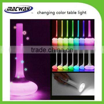 USB rechargable cordless changing color led light on table                        
                                                Quality Choice