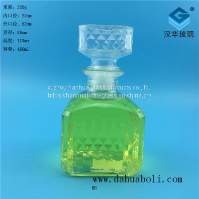 Manufacturer  direct selling 450ml glass wine bottle