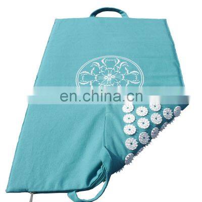 New stylish custom embroidery acupressure yoga spike mat