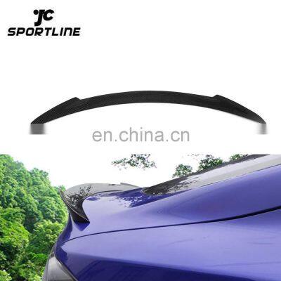 Carbon Fiber Car Rear Spoiler for Tesla Model S 85 P85 2014