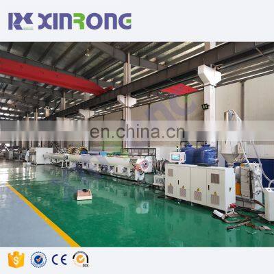 Xinrong Water Supply Manufacturing Plastic PP PPR HDPE Pipe Extrusion Production Line Making Machine Price