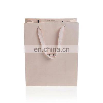 luxury Shopping Paper Bag Personalised Customised Pink Paper Bag