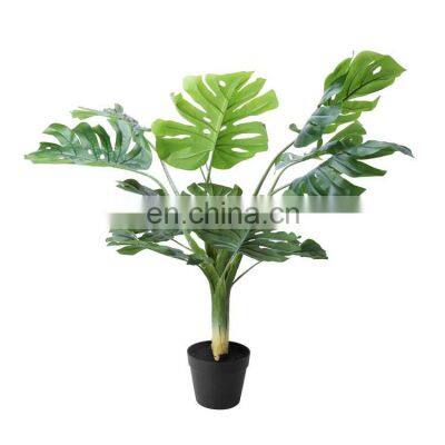 K&B decorative big leaf Monstera artificial trees and plants for indoor home decoration