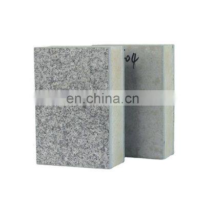 150mm Prefabricated Exterior Decorative Walls Fire Rated Roofing Sandwich Concrete Fiber Cement Pu Polyurethane Panels Boards