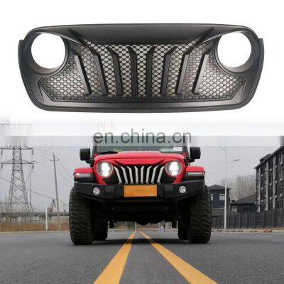 JL1071 Grille 2021 Новый продукт Грилль в стиле JL, автомобильная решетка, решетка из ABS для Jeep wrangler JK 07 - 18 4x4, аксессуары для внедорожников photo-3