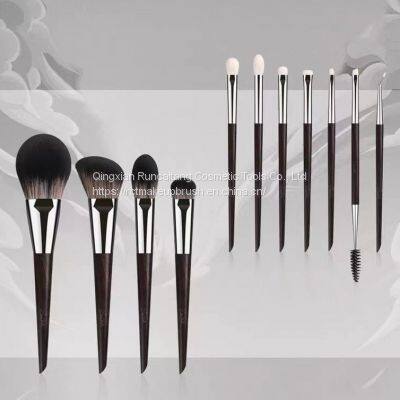 Набор высококачественных коричневых косметических кистей OEM     Набор индивидуально настроенных косметических кистей     Набор косметических кистей по индивидуальному заказу photo-2