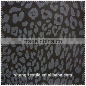 Black fabric with pattern