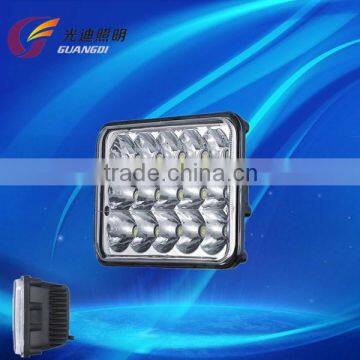 5 inch square sealed beam crystal car headlamp