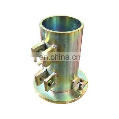 Detachable Steel Concrete Elastic Cylinder Test Mould with two quick-acting clamps