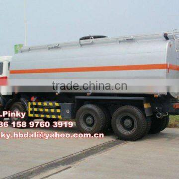 Baotou Beiben Diesel Tanker Truck 8*4 30000Litres