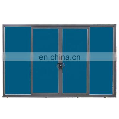 Thermal Break Double Glass Aluminium Sliding Glass Wall System