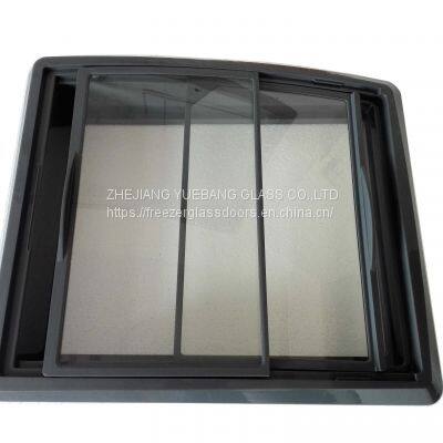 commercial freezer glass door injection frame glass door for chest freezer