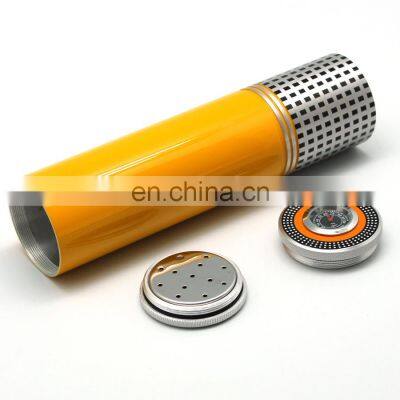 Promotion Cigar Aluminum Tube Smoking Gift Set Wholesale for 3cigars Holder