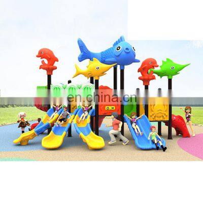 Commercial children plastic amusement school outdoor playground equipment