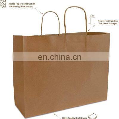 Wholesale Kraft Paper Bag Custom Logo Paper Bag White High Quality Cheaper Paper Bags photo-3