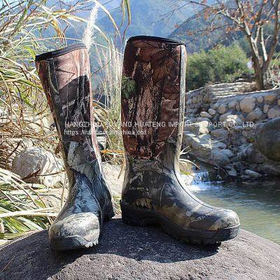 Camo Rubber Boots,Hunting Camo Boots,Safety Rubber Boots,Forest Camo Rain Boots,Loggers Boots photo-2